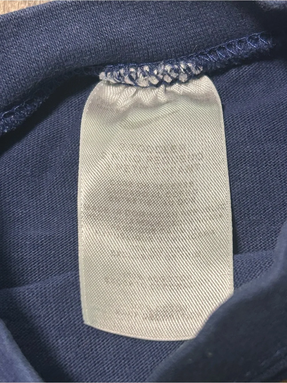VTG Nike Crewneck Long Sleeve Shirt Blue Two Tone Size 2 Toddler Embroidered